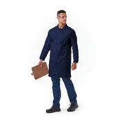 HACCP Dust Coat - Navy Blue