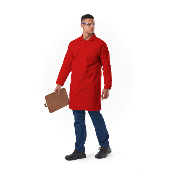 HACCP Dust Coat - Red