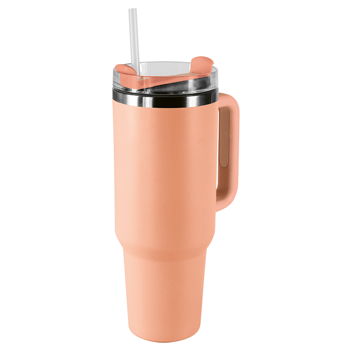 1.2L Double Walled Travel Mug with Straw