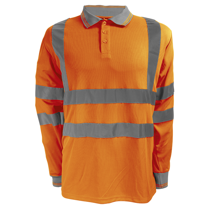 Barron Long Sleeve Reflective Golfer With Tape