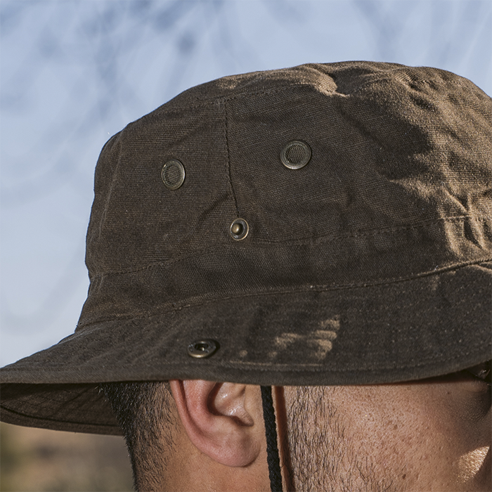 Heritage Washed Oil Skin Outdoor Hat