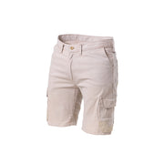 Stretch Cargo Shorts - Stone