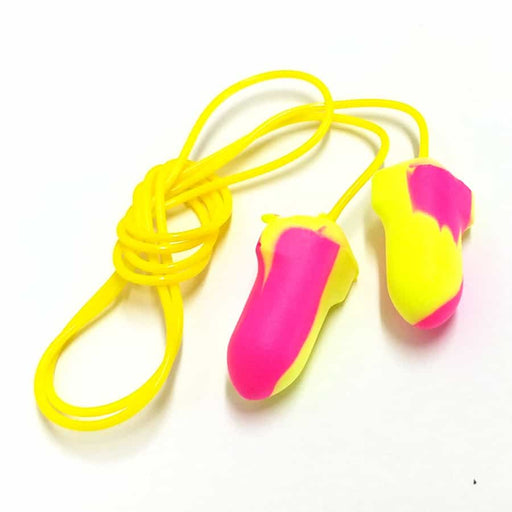 Disposable Corded Earplugs - Yellow