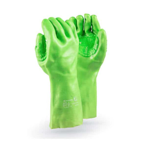 Cronus/e HI-VIS PVC Elbow Gloves - Lime
