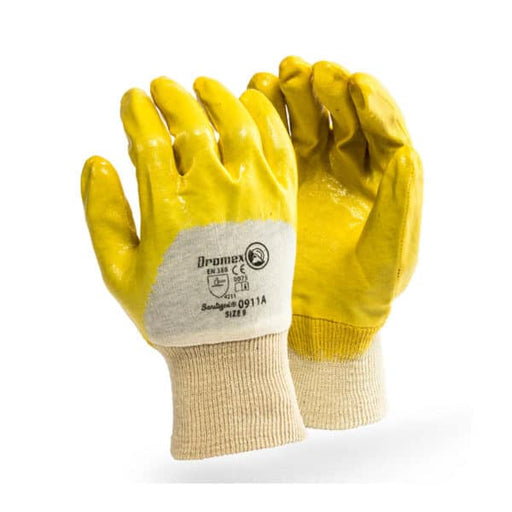 Actifresh Nitrile Coated Gloves - Yellow