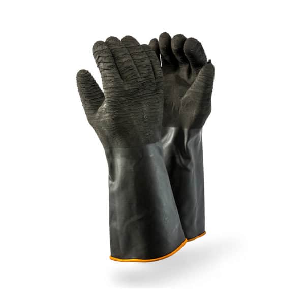 H2-40 Crinkle Palm Rubber Gloves