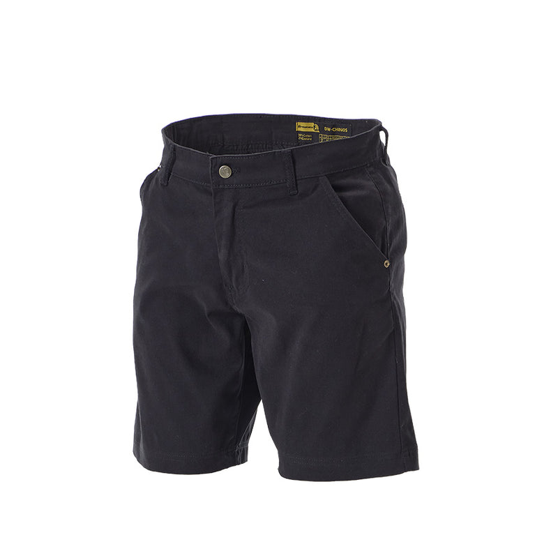 Stretch Chino Shorts - Black