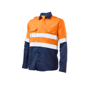 Modacrylic Hi-Viz Two Tone Shirt - Orange