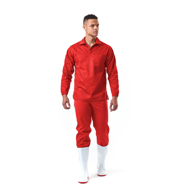 HACCP Suits (Jacket & Pants) - Red