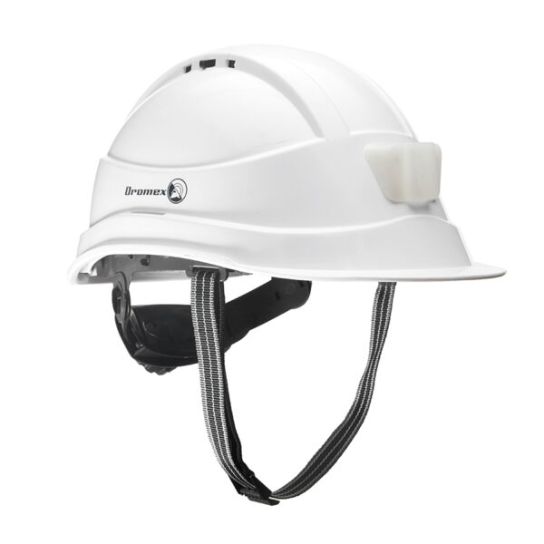 Hard Hat With Lamp Mount - White