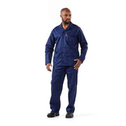 J54 100% Cotton Conti Suit - Navy Blue