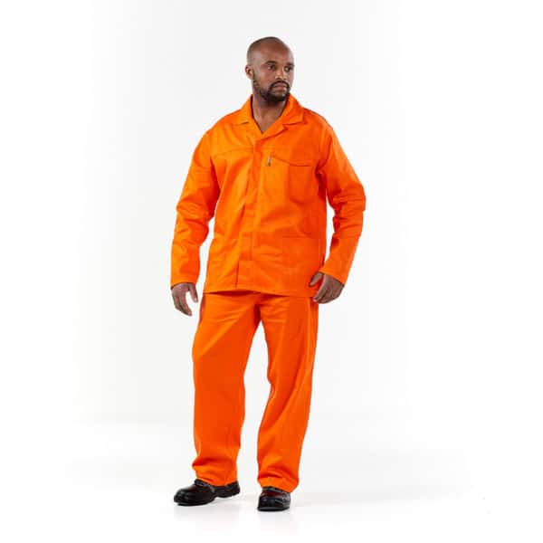 J54 100% Cotton Conti Suit - Orange