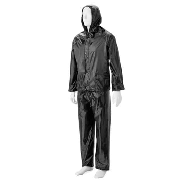 Rubberised Rain Coats/Suits - Black