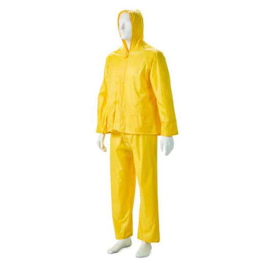 Rubberised Rain Coats/Suits - Yellow