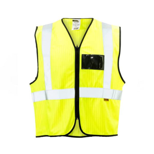 Flame Retardant & Anti-Static Reflective Vest - Lime