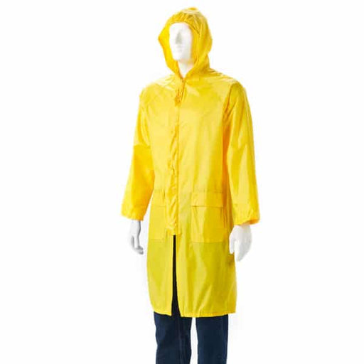 Rubberised Raincoat - Yellow