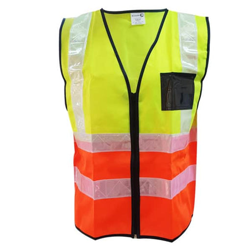 Two Tone Reflective Vest - Lime